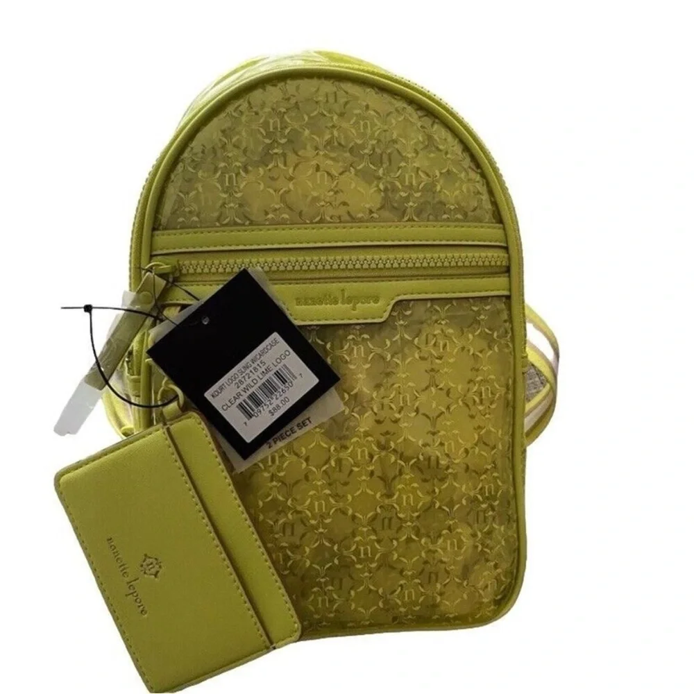 Nanette Lepore Clear Green Slingbag